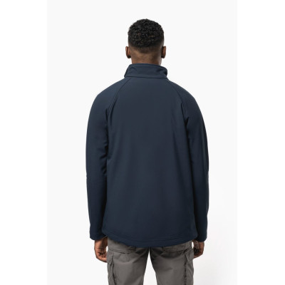 Unisex eco-friendly 3-layer softshell jacket